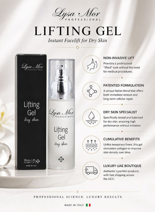 LYSA MOR Lifting Gel – Dry Skin | Non-Invasive Facelift Effect | Visible Firming & Youthful Skin in Minutes | 30ml