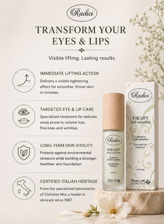 Radici Eye Lift Serum | Organic Botox-Like Effect for Eyes & Lips