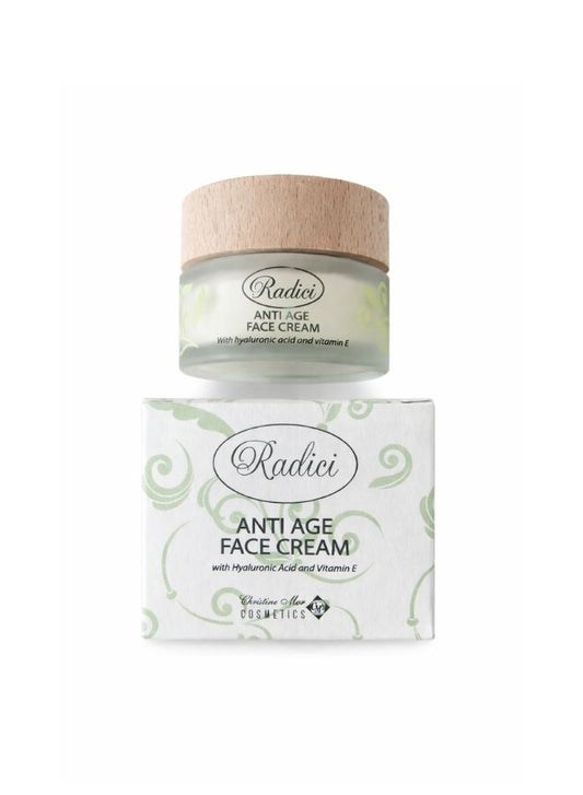 Radici Anti-Age Face Cream | Triple Phase Hyaluronic Acid | Natural Anti-Aging | No Parabens | 50ml