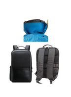 Black Polyester Laptop Backpack – Fits Most 15.6" Laptops, Durable Travel Bag