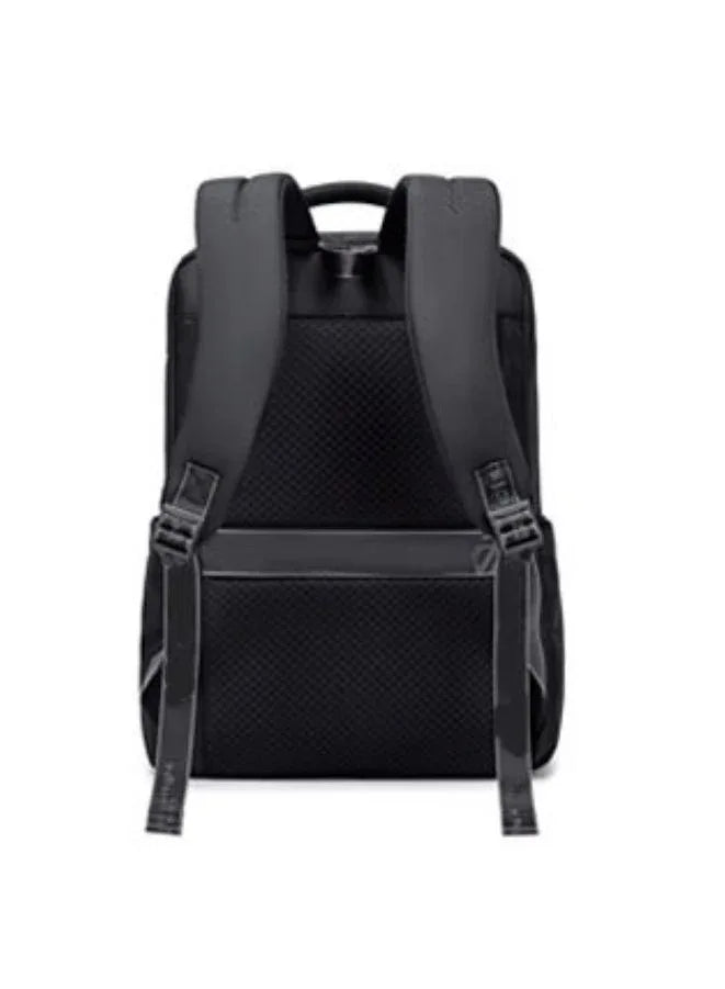 Black Laptop Backpack - 15.6" Polyester Business Bag