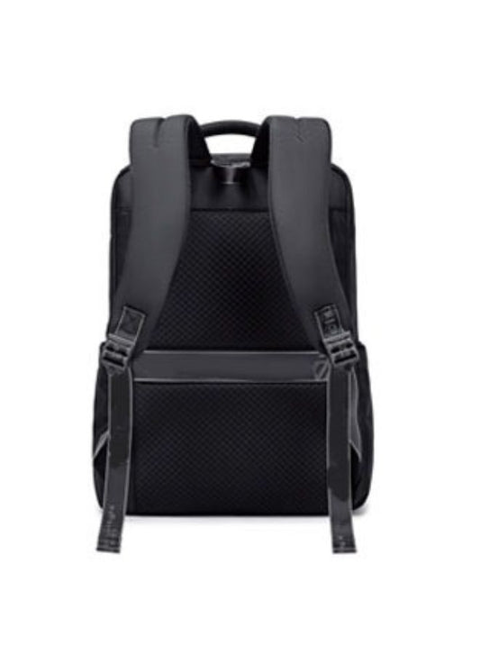 Black Laptop Backpack - 15.6" Polyester Business Bag