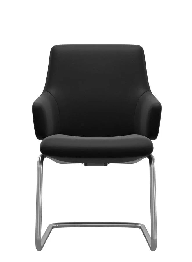 Stressless Laurel Low Back Leather Chair with Arms front