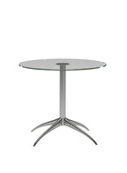 Stressless® Urban Star Side Table – Small Round Table with Polished Aluminum Legs | Modern Accent Table for Living Room and Office