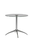 Stressless® Urban Star Side Table – Small Round Table with Polished Aluminum Legs | Modern Accent Table for Living Room and Office