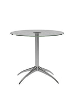 Stressless® Urban Star Side Table – Small Round Table with Polished Aluminum Legs | Modern Accent Table for Living Room and Office