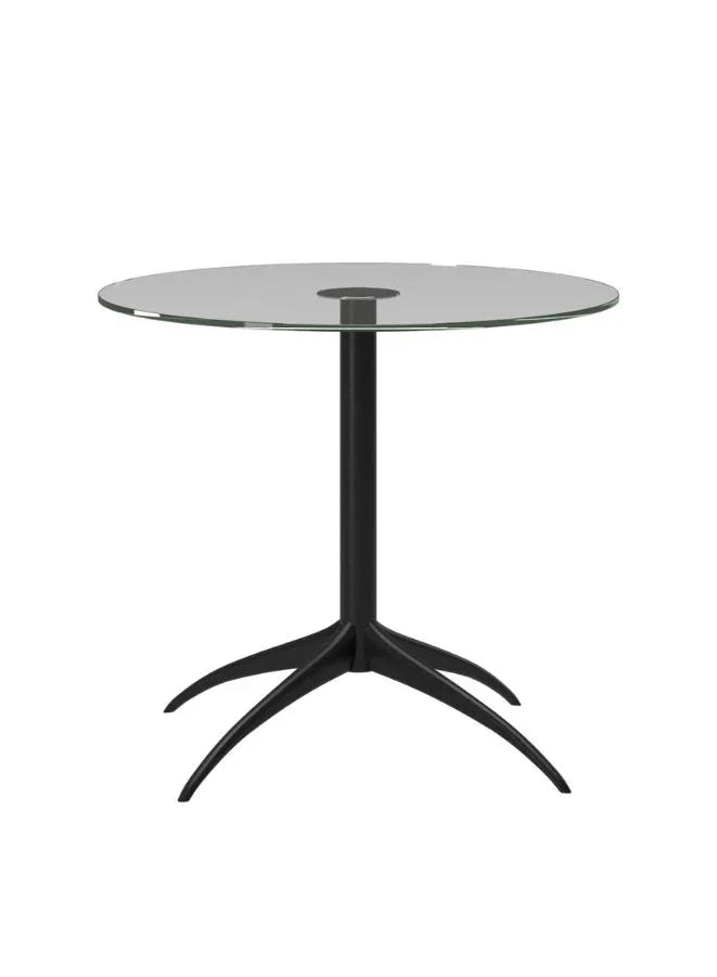 Stressless® Urban Star Side Table – Small Round Table with Polished Aluminum Legs | Modern Accent Table for Living Room and Office