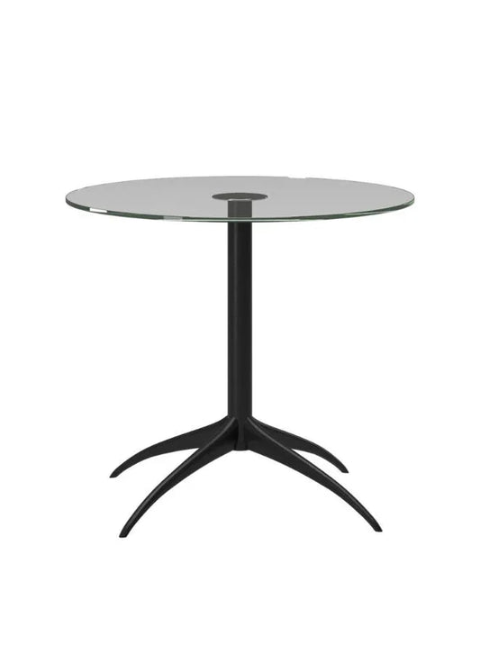 Stressless® Urban Star Side Table – Small Round Table with Polished Aluminum Legs | Modern Accent Table for Living Room and Office