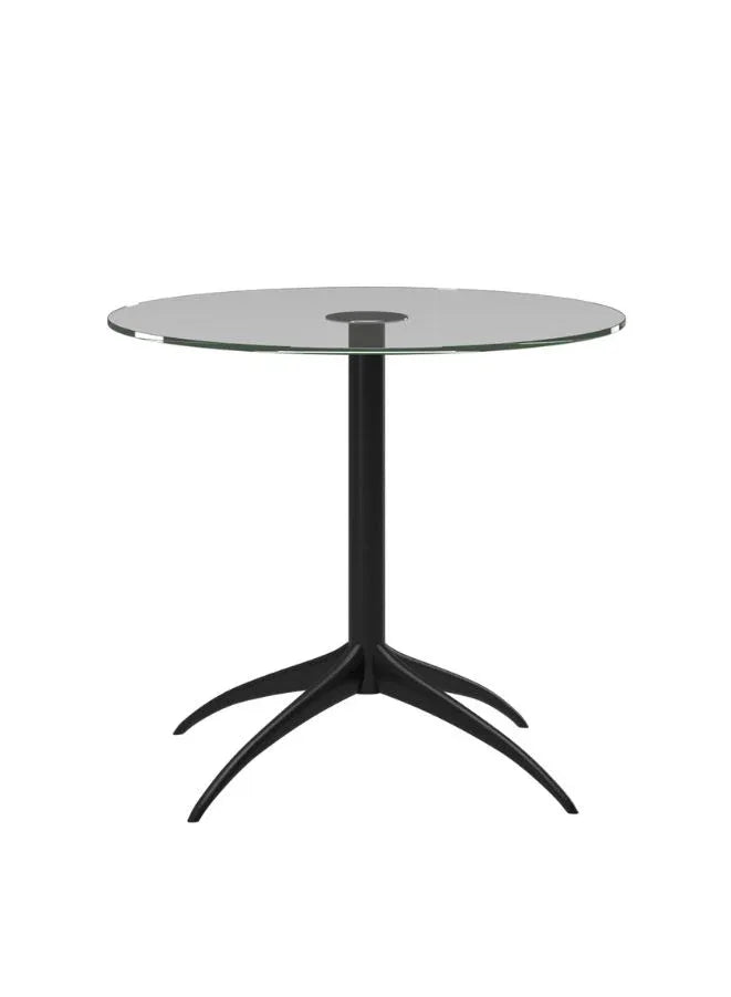 Stressless® Urban Star Side Table – Small Round Table with Polished Aluminum Legs | Modern Accent Table for Living Room and Office