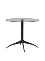 Stressless® Urban Star Side Table – Small Round Table with Polished Aluminum Legs | Modern Accent Table for Living Room and Office