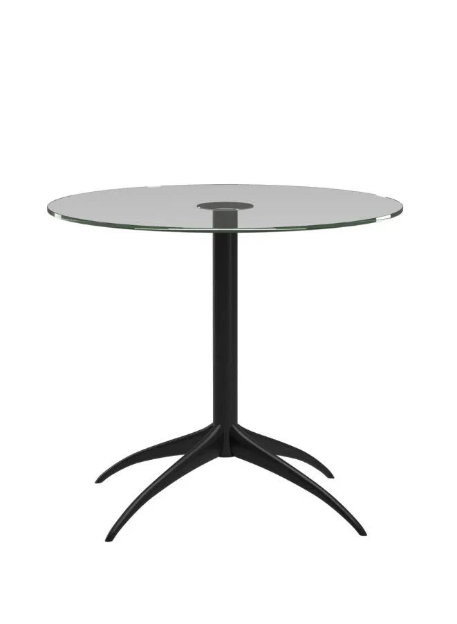 Stressless® Urban Star Side Table – Small Round Table with Polished Aluminum Legs | Modern Accent Table for Living Room and Office