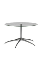Stressless® Urban Star Side Table – Small Round Table with Polished Aluminum Legs | Modern Accent Table for Living Room and Office