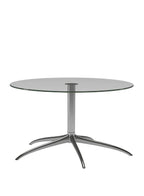 Stressless® Urban Star Side Table – Small Round Table with Polished Aluminum Legs | Modern Accent Table for Living Room and Office