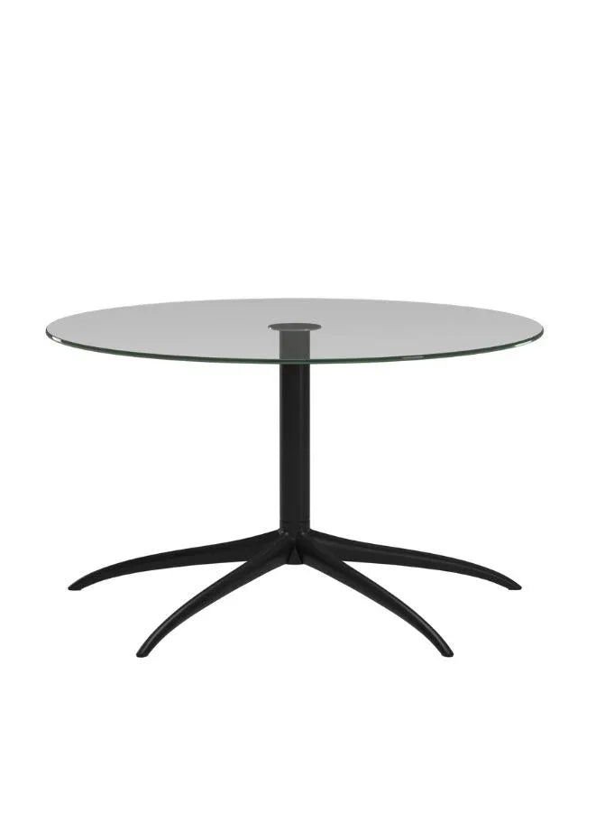 Stressless® Urban Star Side Table – Small Round Table with Polished Aluminum Legs | Modern Accent Table for Living Room and Office