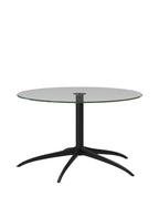 Stressless® Urban Star Side Table – Small Round Table with Polished Aluminum Legs | Modern Accent Table for Living Room and Office