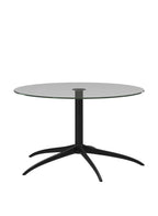 Stressless® Urban Star Side Table – Small Round Table with Polished Aluminum Legs | Modern Accent Table for Living Room and Office