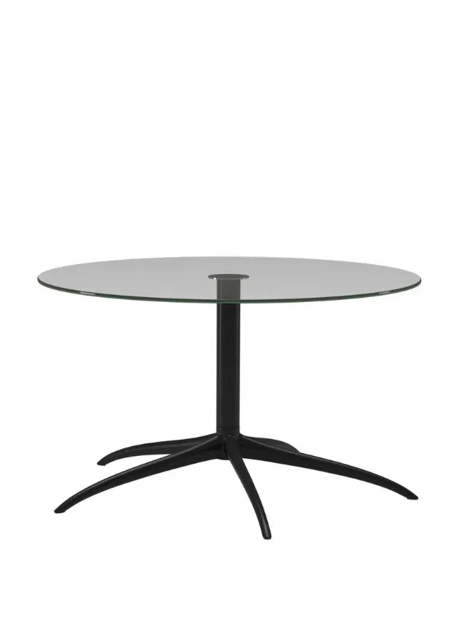 Stressless® Urban Star Side Table – Small Round Table with Polished Aluminum Legs | Modern Accent Table for Living Room and Office