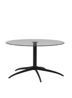 Stressless® Urban Star Side Table – Small Round Table with Polished Aluminum Legs | Modern Accent Table for Living Room and Office