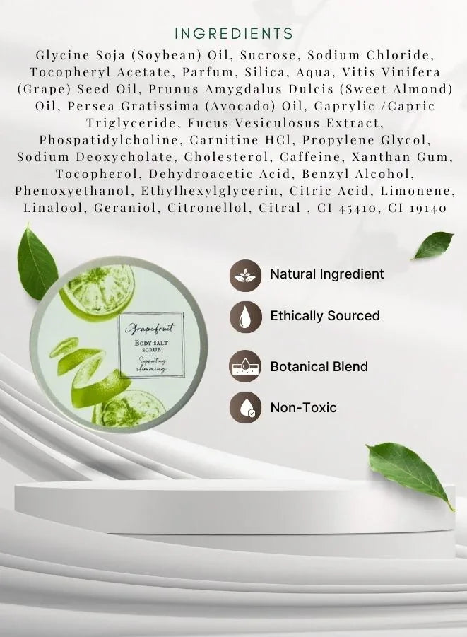 Soap & Friends Natural Salt-Sugar Body Scrub with Grapefruit