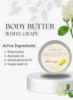 Soap&Friends White Grape 80% Shea Butter Moisturizer with Avocado Oil - 200 ml