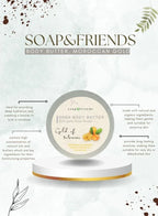 Soap&Friends Moroccan Gold 80% Shea Butter Moisturizer with Avocado Oil - 200 ml