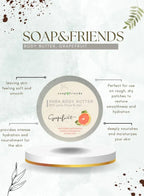 Soap&Friends Grapefruit 80% Shea Butter Moisturizer with Avocado Oil - 50 ml