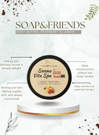 زبدة الجسم راسبيري ليمون بليس - 50 مل | علاج سبا فاخر لبشرتك بعد الساونا