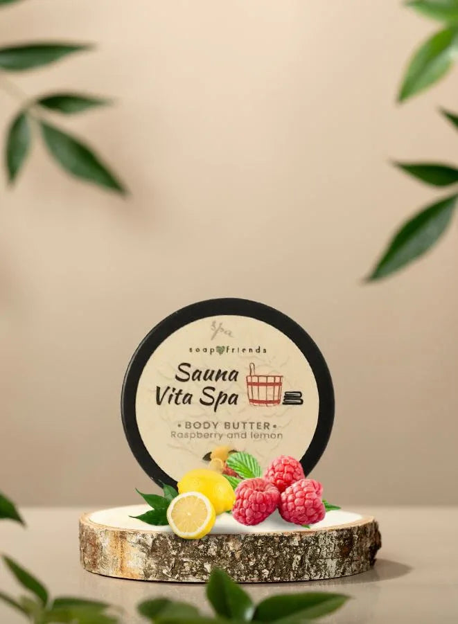 Raspberry Lemon Bliss Body Butter |  Luxurious Spa treatment for Your Skin Post-Sauna