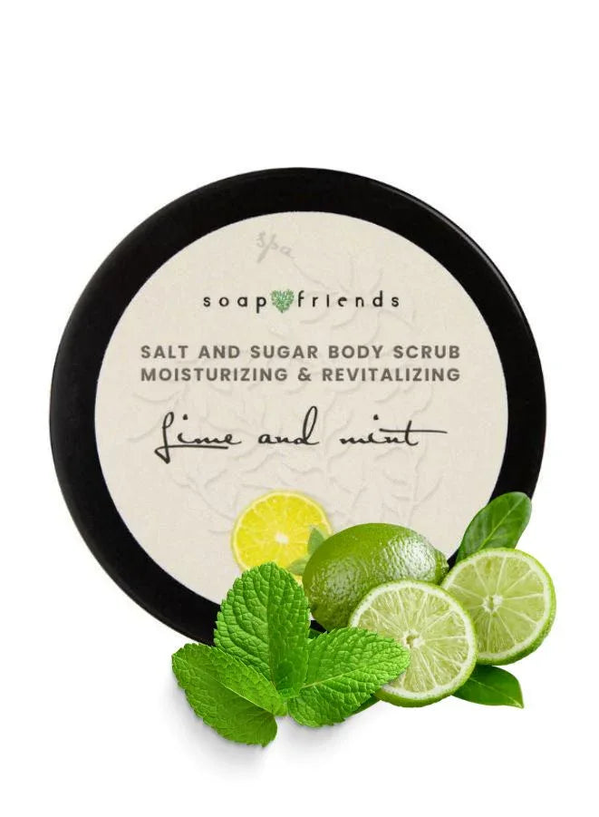 Soap & Friends Natural Lime & Mint Body Scrub