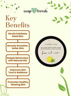 Soap & Friends Natural Lime & Mint Body Scrub