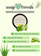 Soap & Friends Natural Lime & Mint Body Scrub