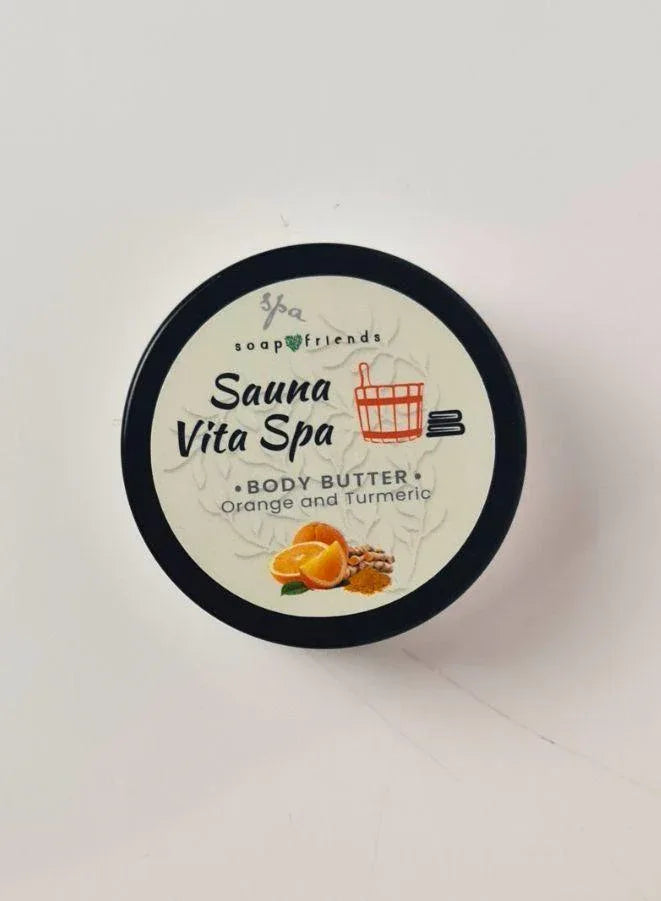 Orange Turmeric Infusion - 50ml Body Butter for Post-Sauna for Silky Smooth Skin