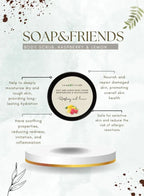 Soap & Friends Natural Raspberry & Lemon Body Scrub