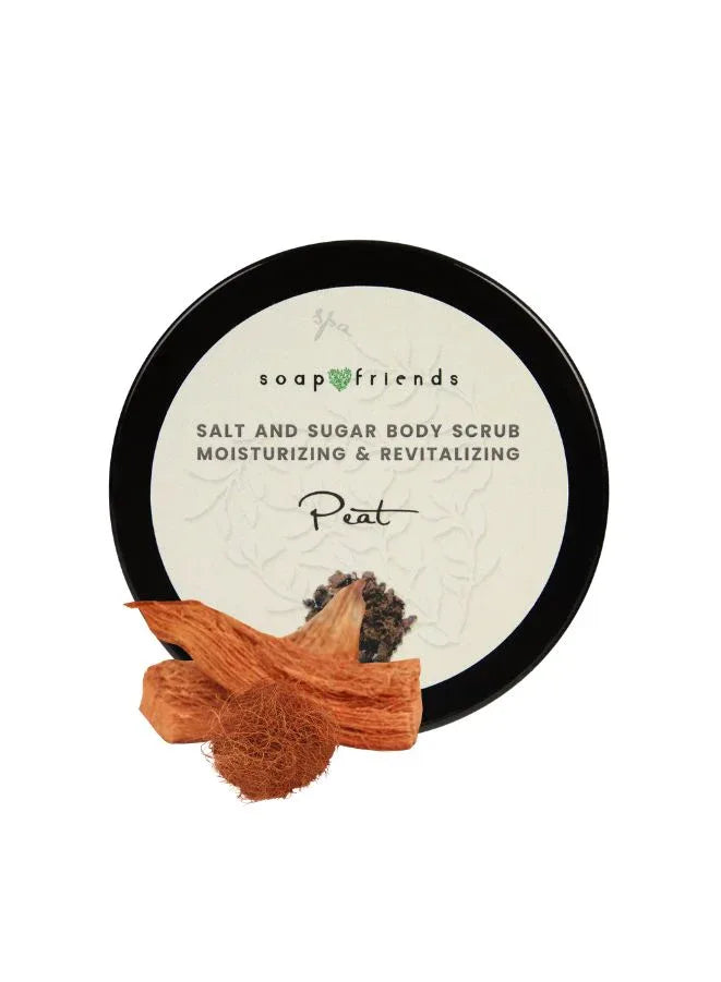 Soap & Friends Natural Peat Body Scrub Scoop