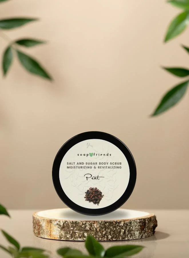 Soap & Friends Natural Peat Body Scrub Scoop