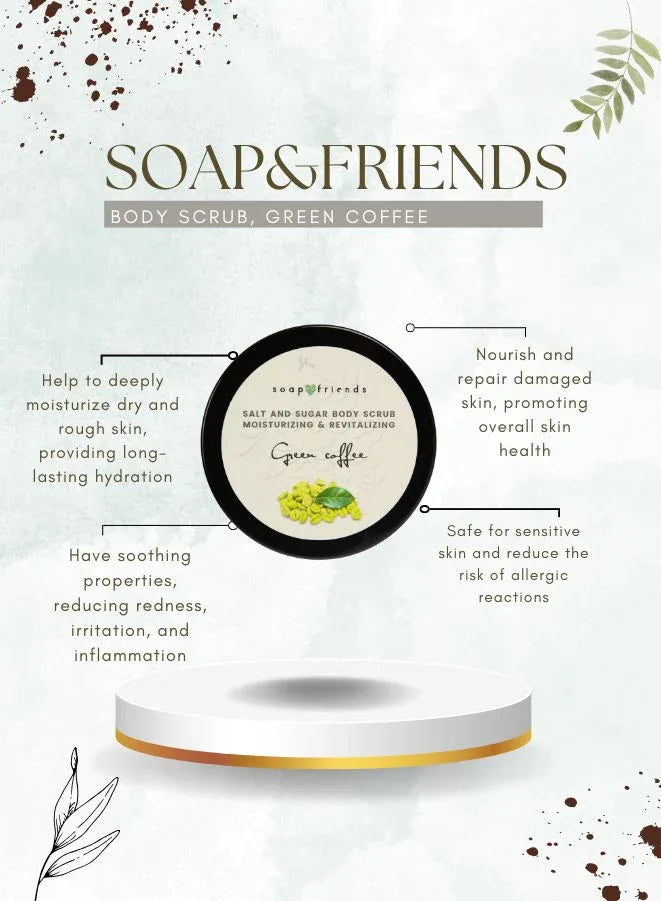Soap & Friends Green Coffee Body Scrub
