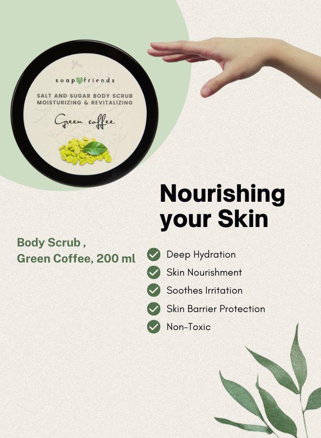 Soap & Friends Green Coffee Body Scrub