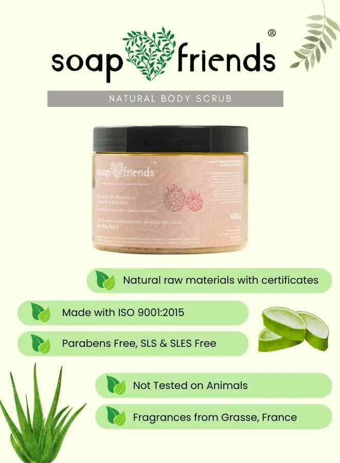 Soap&Friends Bon Bon Berry Body Scrub – 650g