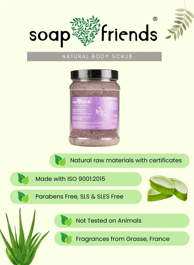 Soap&Friends Lavender Body Scrub – 1.4kg