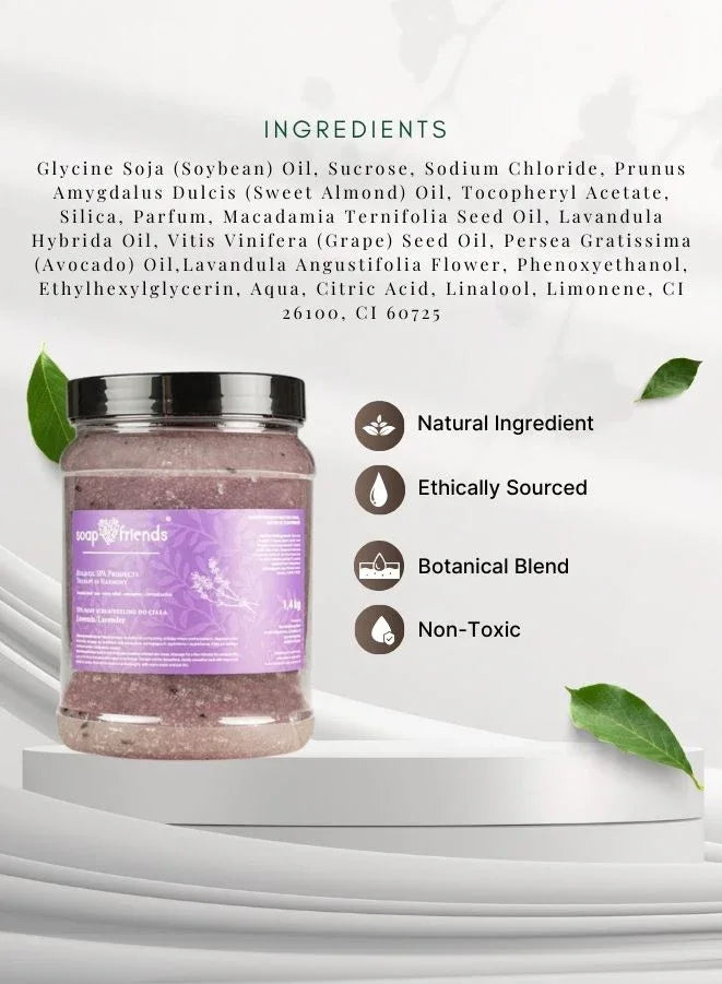 Soap&Friends Lavender Body Scrub – 1.4kg