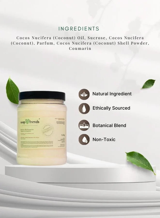 Soap&Friends Coconut Body Scrub – 1.4kg