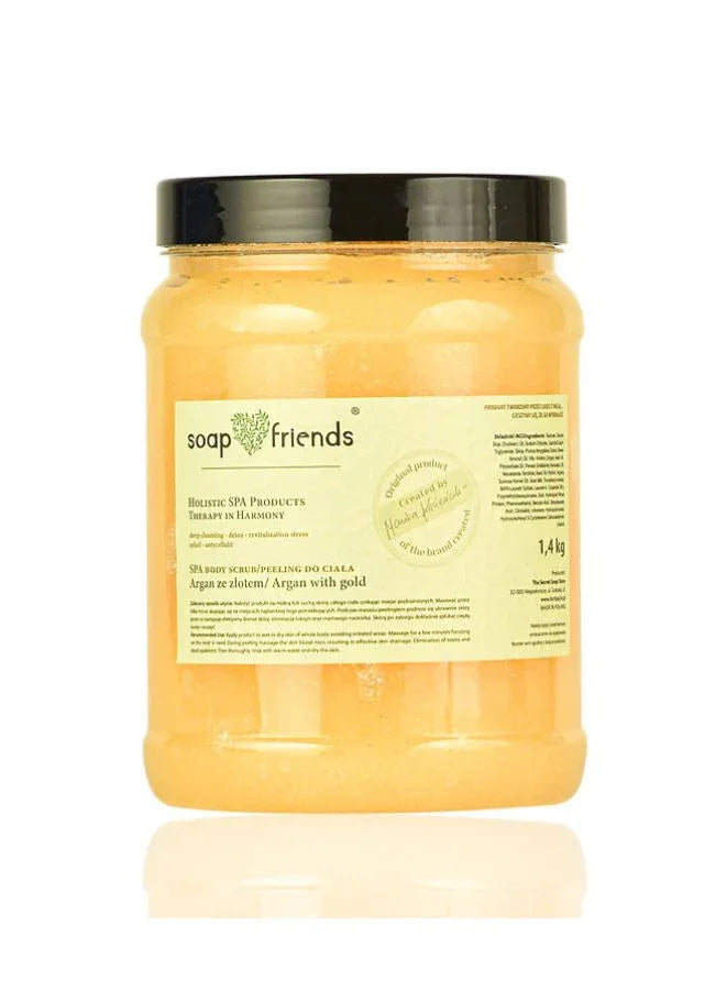 Soap&Friends Argan & Gold Body Scrub – 1.4kg
