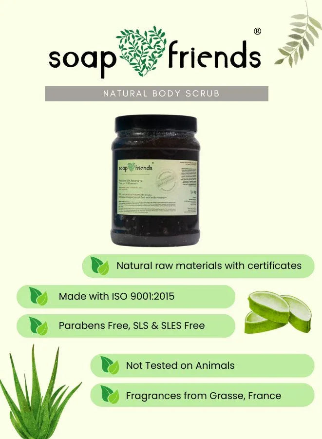 Soap&Friends Mud & Rosemary Body Scrub – 1.4kg