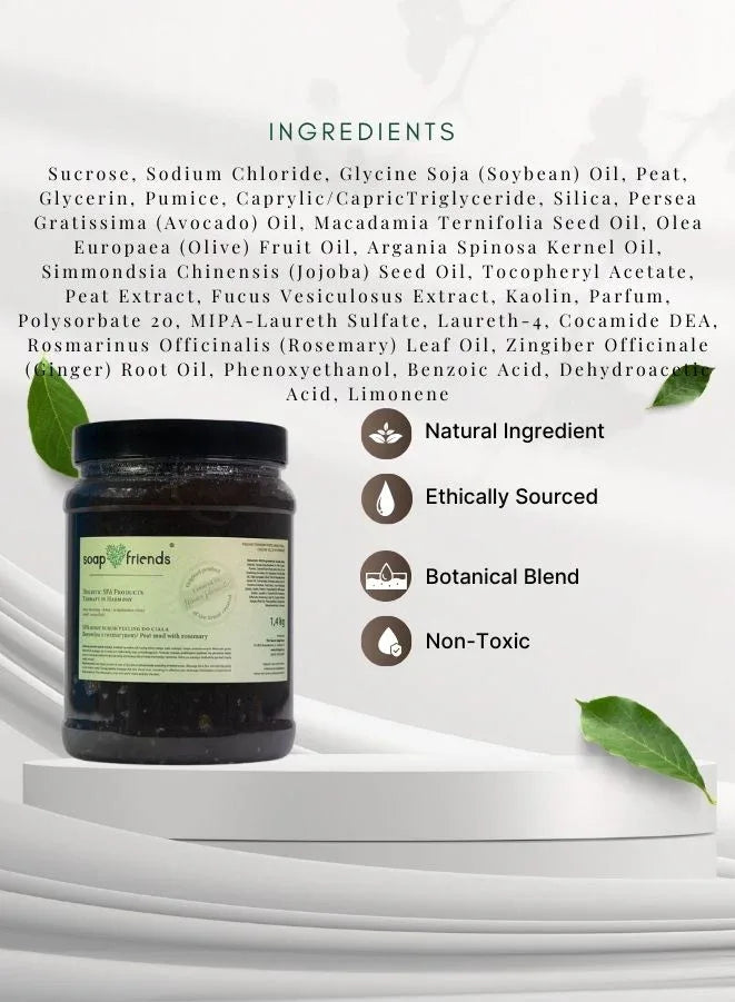 Soap&Friends Mud & Rosemary Body Scrub – 1.4kg