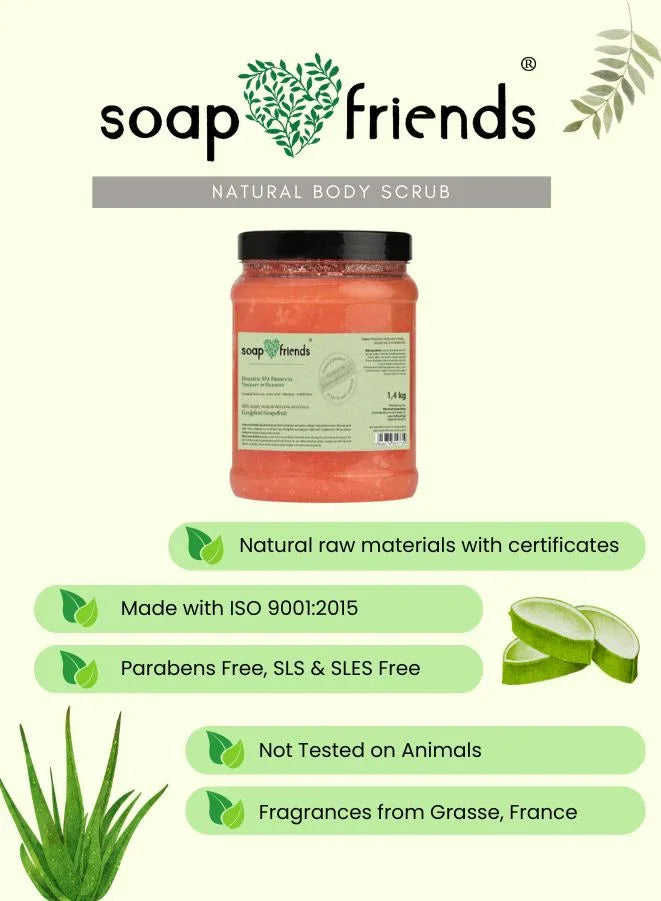 Soap&Friends Grapefruit Body Scrub – 1.4kg