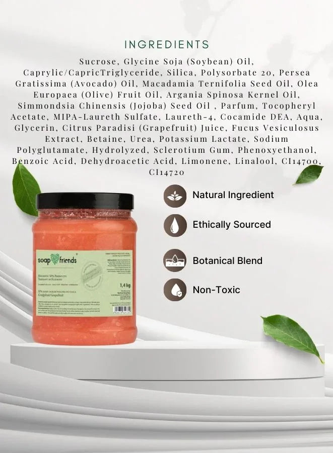Soap&Friends Grapefruit Body Scrub – 1.4kg