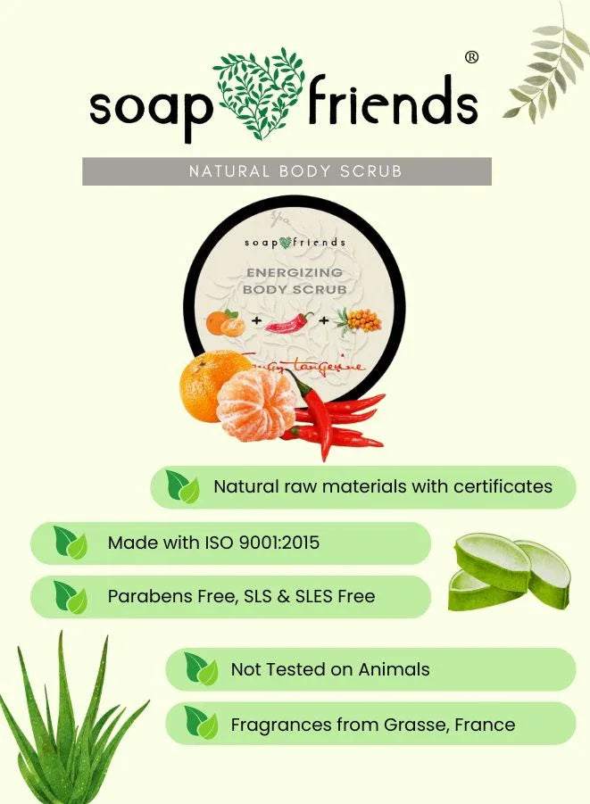 Soap & Friends Energizing Body Scrub Tangy Tangerine