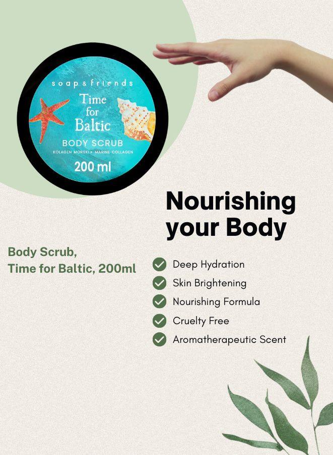 Soap & Friends Time for Baltic Body Scrub with Natural Ingredients
