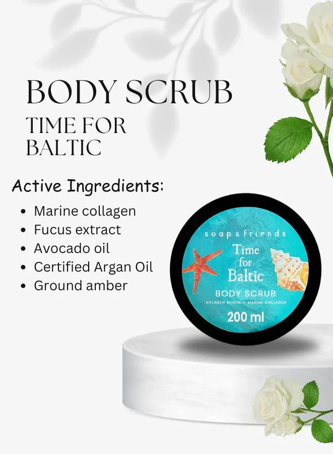 Soap & Friends Time for Baltic Body Scrub with Natural Ingredients