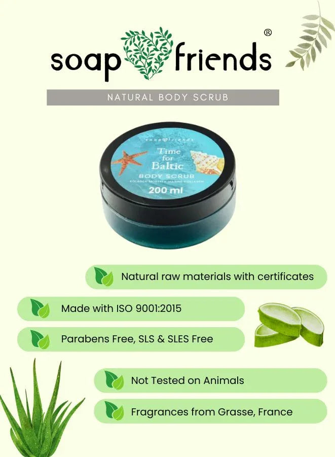 Soap & Friends Time for Baltic Body Scrub with Natural Ingredients